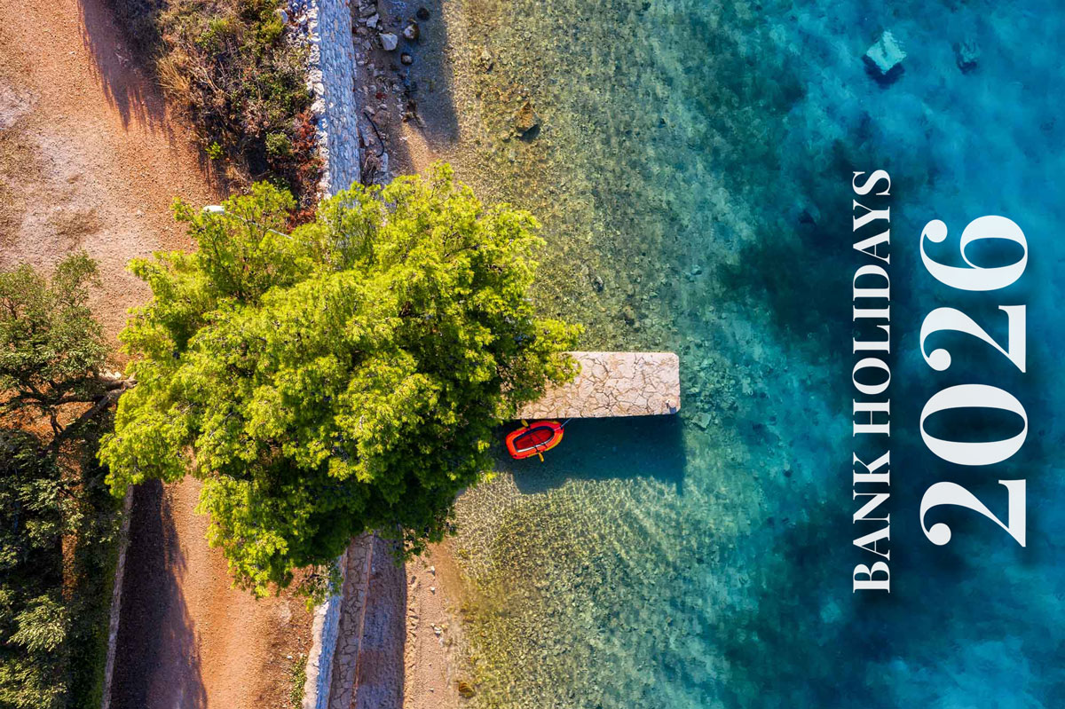 top down image of a beach in albania